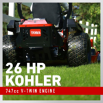 Toro Titan Max 60" IronForged Deck 26HP V-Twin Gas Dual Hydrostatic Zero Turn Riding Mower - Image 3